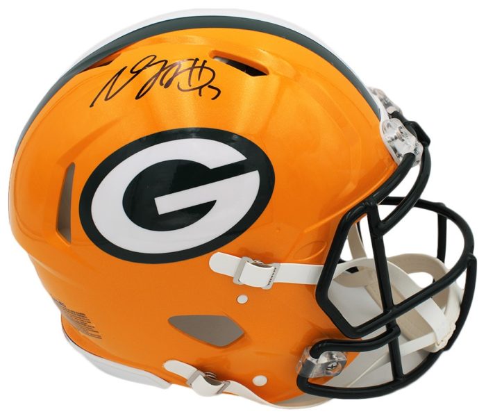 Davante Adams Signed Packers Speed Authentic Helmet