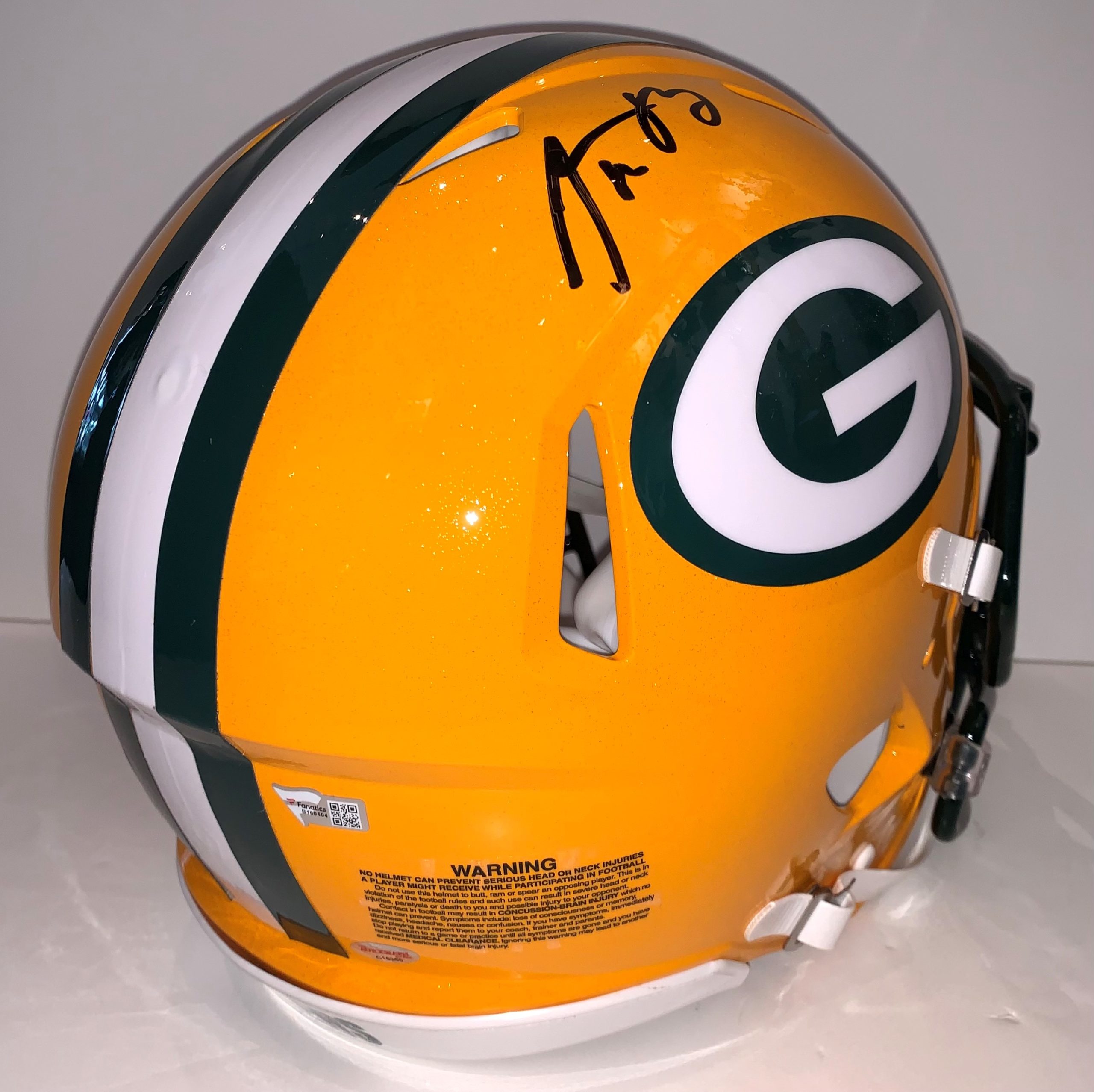 Aaron Rodgers Autographed Speed Authentic Packers Helmet The Autograph Source