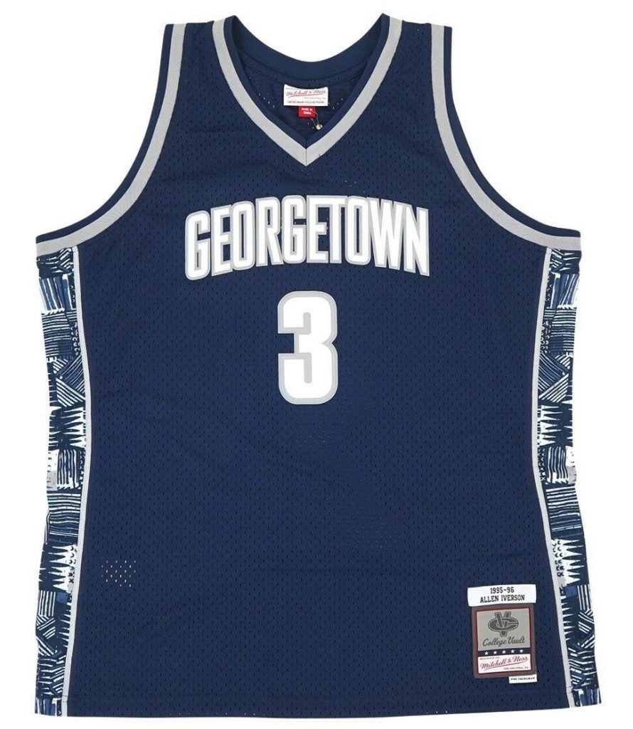 Allen Iverson Signed Georgetown Hoyas Jersey - The Autograph Source