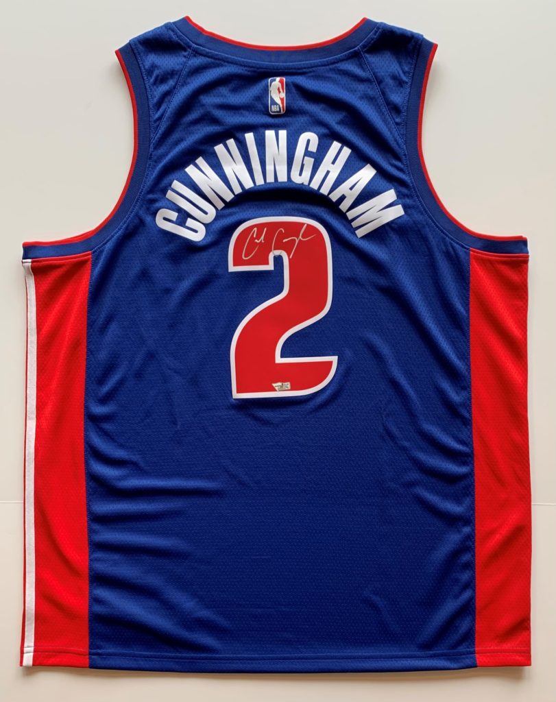 Cade Cunningham Signed Detroit Pistons Jersey - The Autograph Source