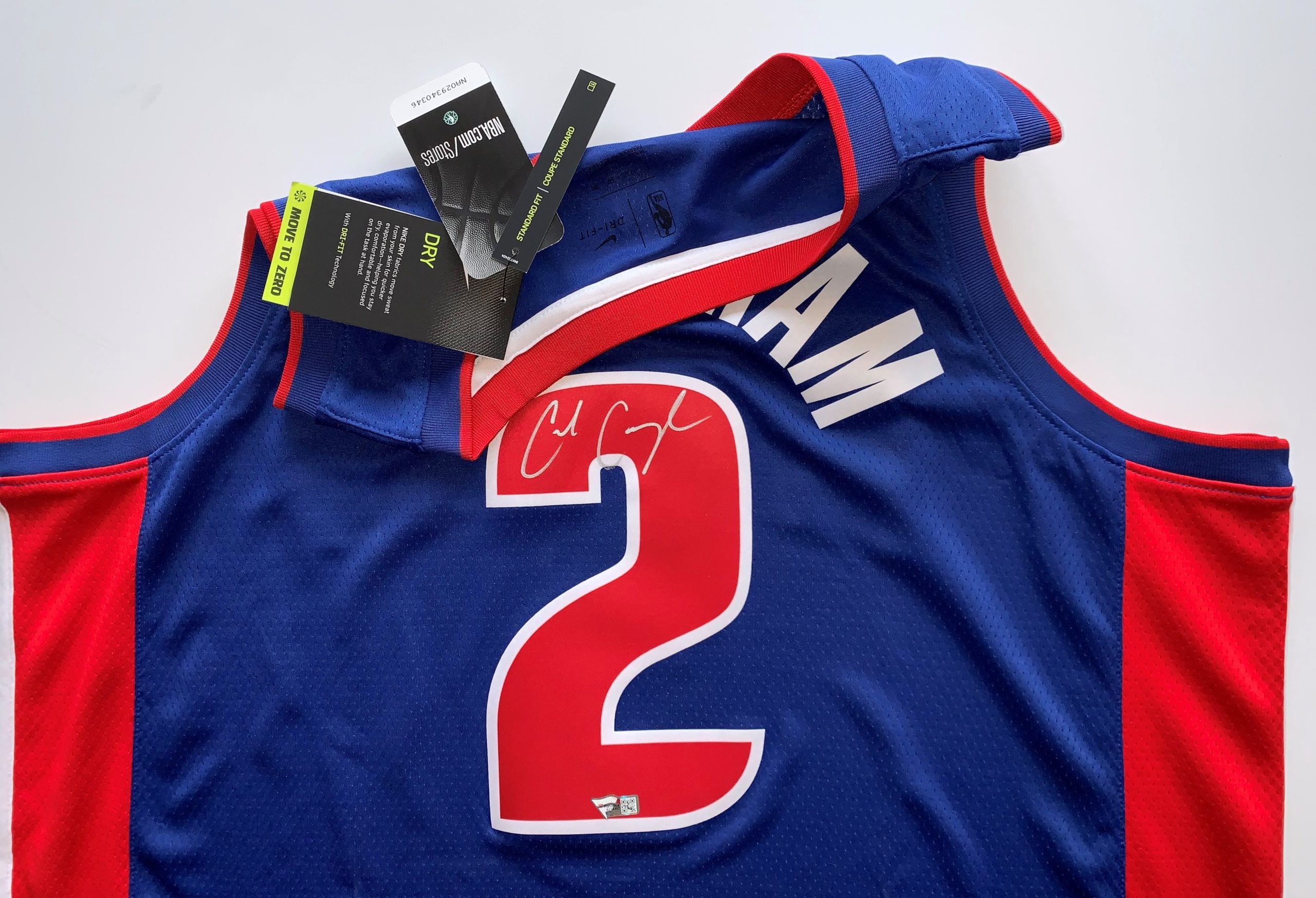 Cade Cunningham Signed Detroit Pistons Jersey - The Autograph Source