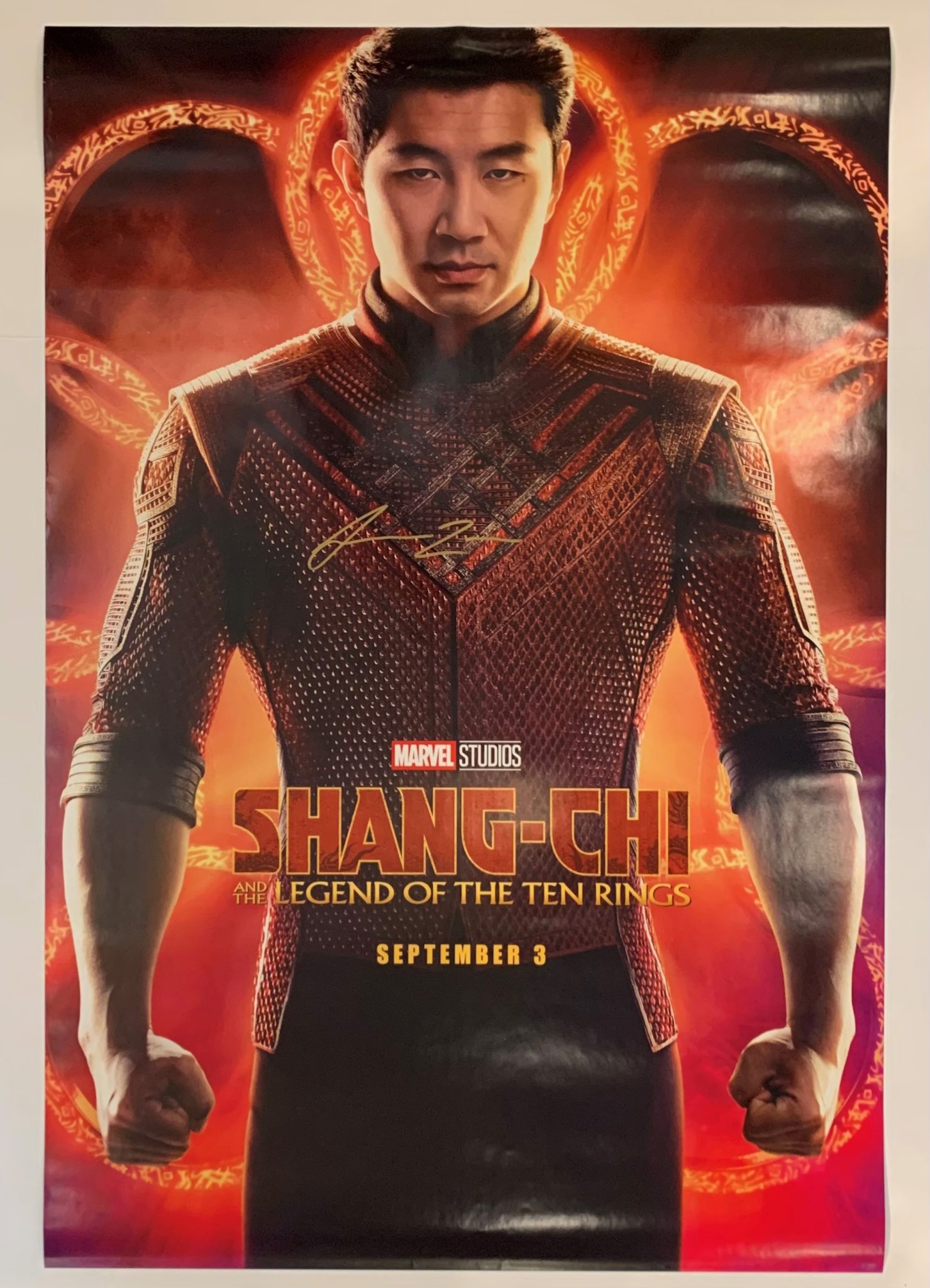 Marvel Shang-Chi Movie Poster signed by Simu Liu (version B) - The ...