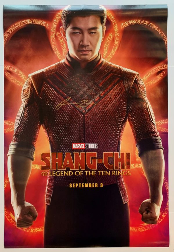 Marvel Shang-Chi Movie Poster signed by Simu Liu (version B) - The ...