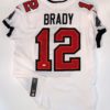 Tom Brady Signed Tampa Buccaneers Nike Elite Authentic White Jersey - Image 2
