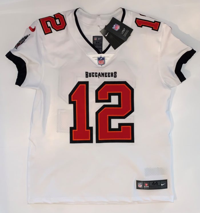 Tom Brady Signed Tampa Buccaneers Nike Elite Authentic White Jersey - Image 6