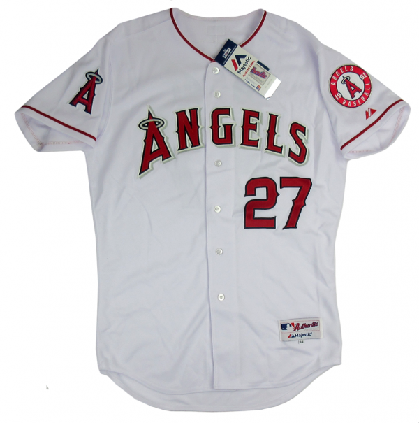 Mike Trout Autographed Angels Jersey White