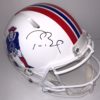 Tom Brady Autographed Patriots Authentic Throwback Helmet - Image 2