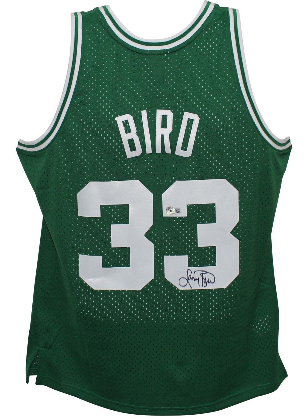 Larry Bird Autographed and Framed White Boston Jersey Auto Beckett