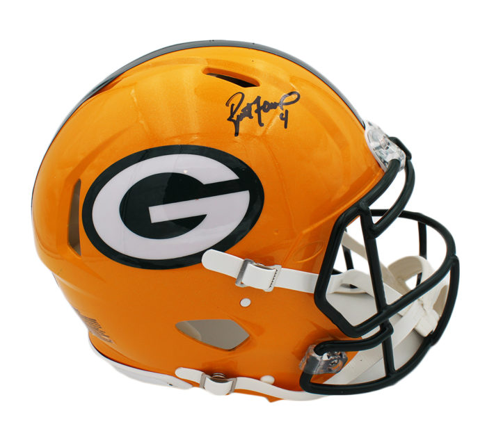 Brett Favre Autographed Speed Authentic Packers Helmet