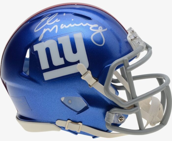 Eli Manning Signed Giants Mini Helmet