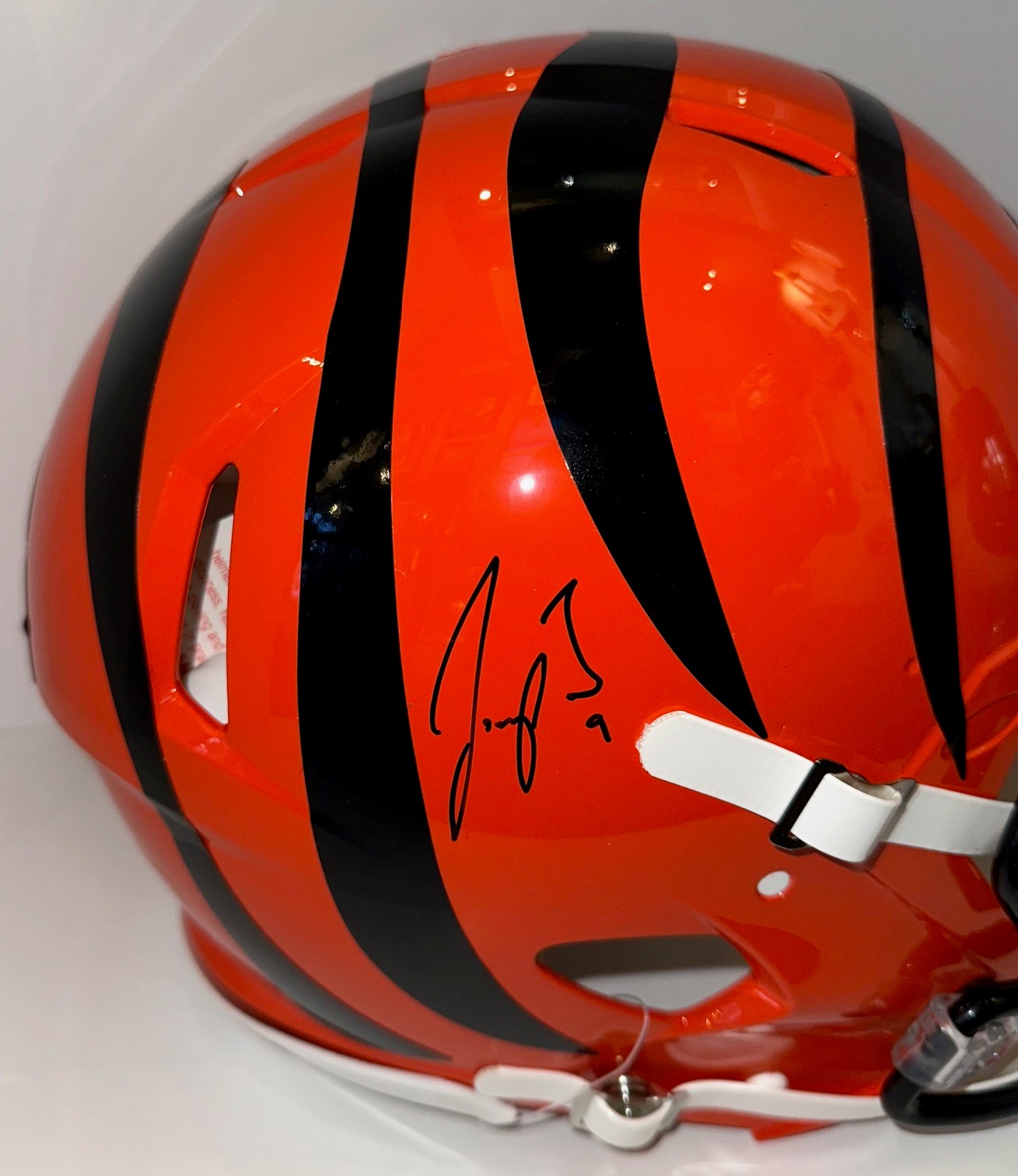 Joe Burrow Autographed Bengals Speed Authentic Helmet The Autograph