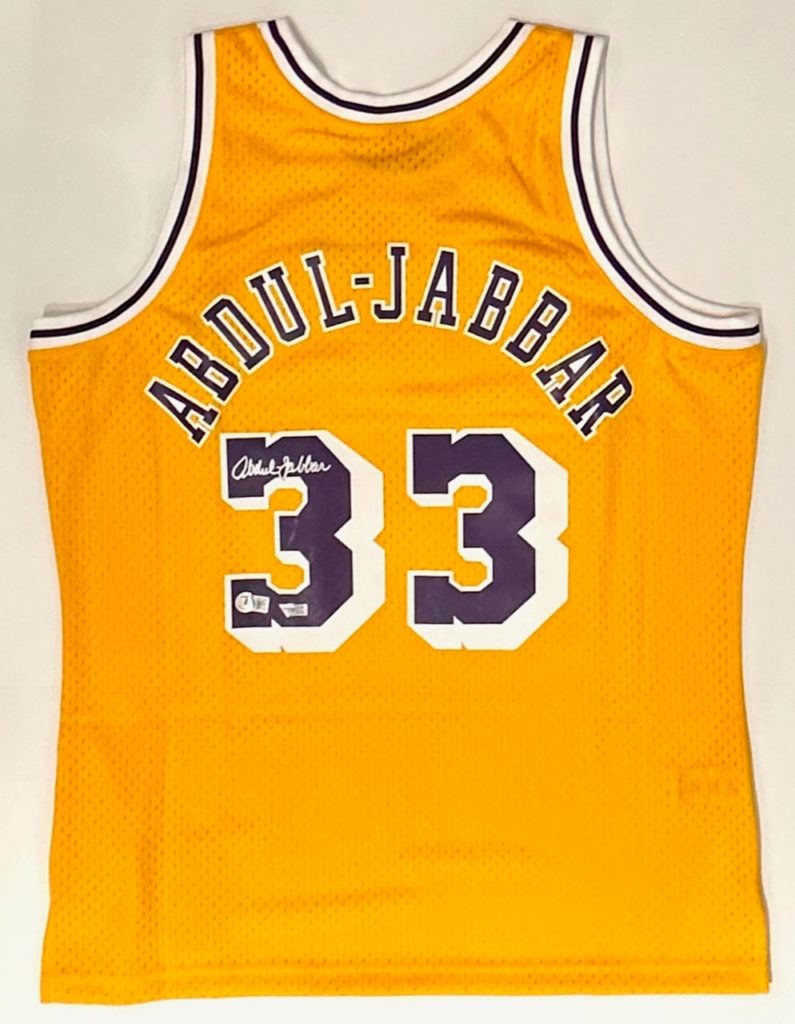 Kareem Abdul-Jabbar Signed Lakers Throwback Jersey (1985) - The ...