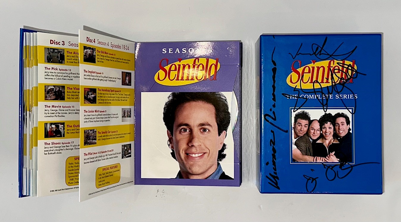Seinfeld Cast Autographed DVD Box Set - signed by all 4 - The Autograph  Source