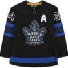 Auston Matthews Signed Toronto Maple Leafs Alternate Black Jersey - Image 2