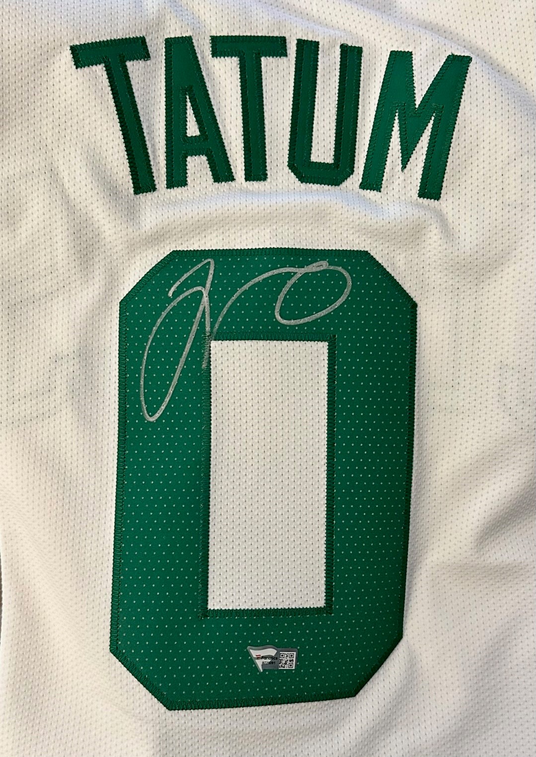 Fanatics Authentic Jayson Tatum Boston Celtics Autographed Green Nike Authentic Jersey