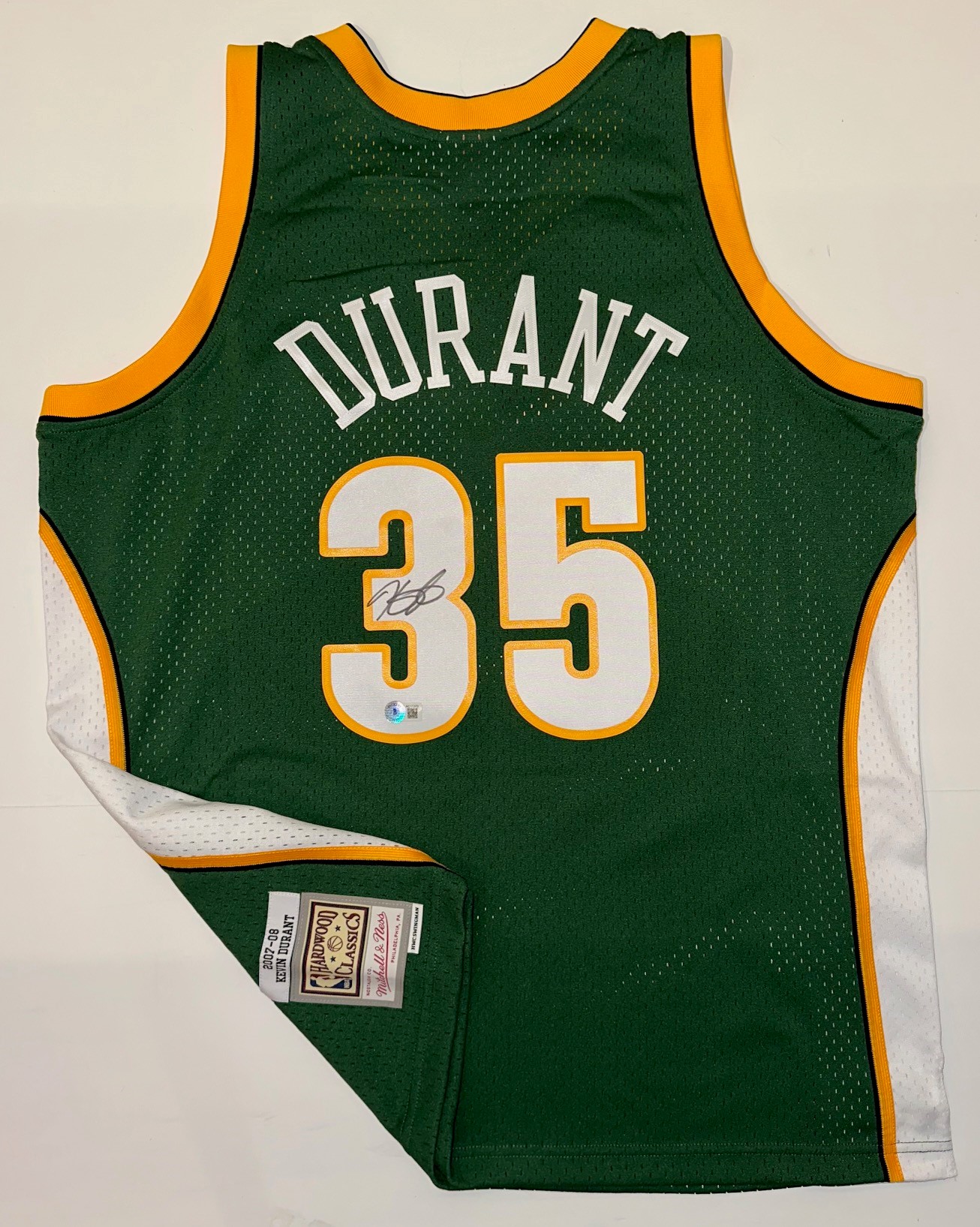 signed durant jersey