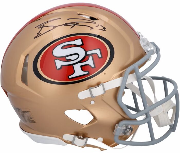 Brock Purdy Signed San Francisco 49ers Football Helmet