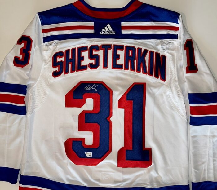 Igor Shesterkin Signed New York Rangers Jersey - Image 2