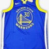 Steph Curry Autographed Warriors Jersey (Blue Nike Swingman) - Image 2