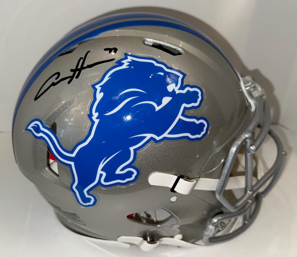 Aidan Hutchinson Signed Detroit Lions Speed Authentic Helmet Helmet ...