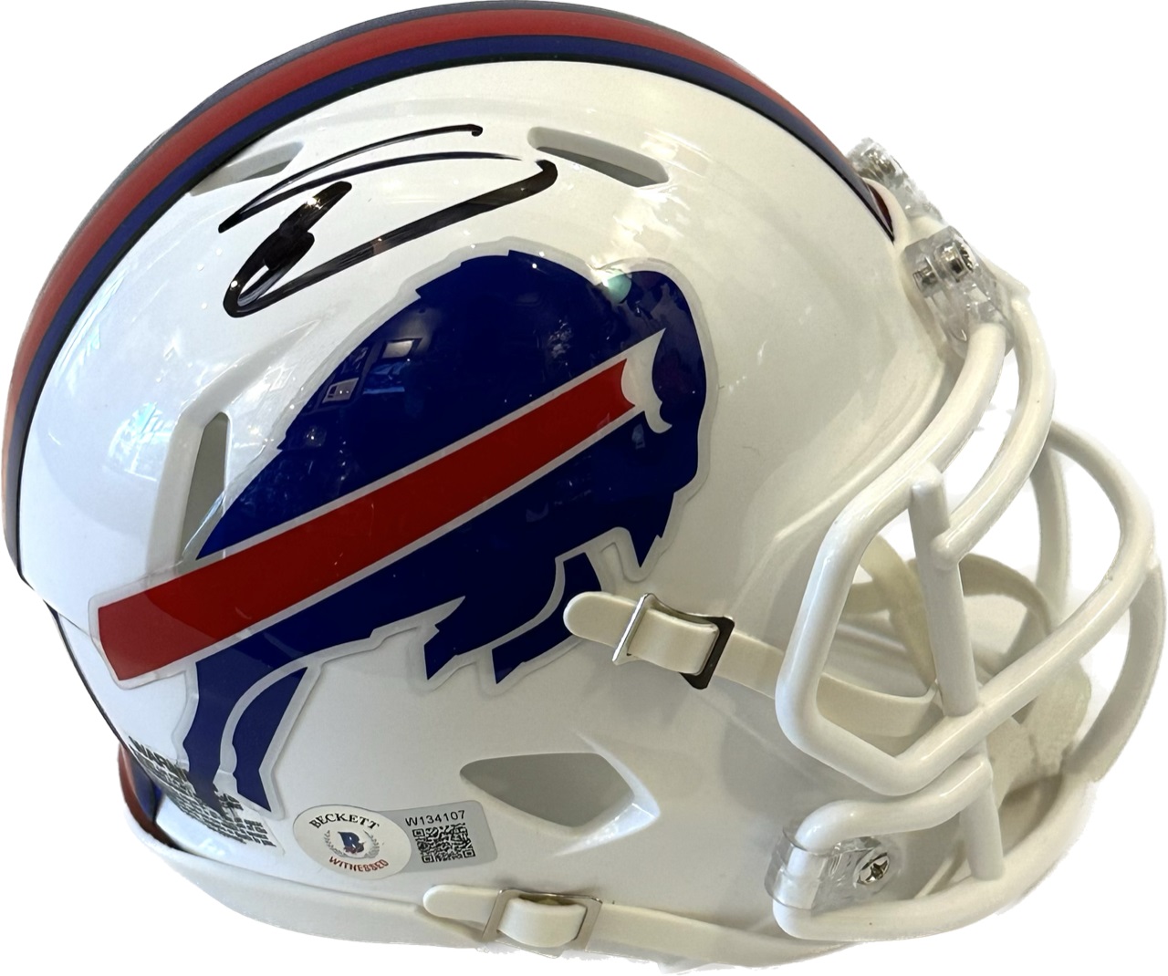 Stefon Diggs Buffalo Bills Signed Autographed Football Mini Helmet –