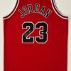 Michael Jordan Autographed Nike Authentic Red Chicago Bulls Jersey