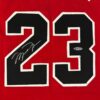 Michael Jordan Autographed Nike Authentic Red Chicago Bulls Jersey - Image 5