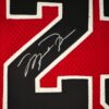 Michael Jordan Autographed Nike Authentic Red Chicago Bulls Jersey - Image 6