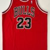 Michael Jordan Autographed Nike Authentic Red Chicago Bulls Jersey - Image 7