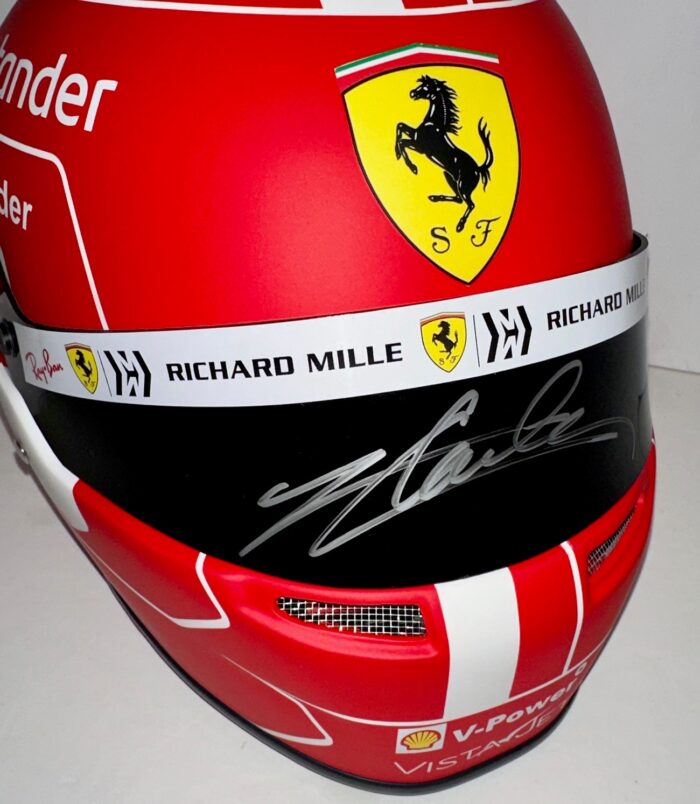 Charles Leclerc Signed Ferrari Full-Size Racing Helmet (Beckett) +++ - Image 2