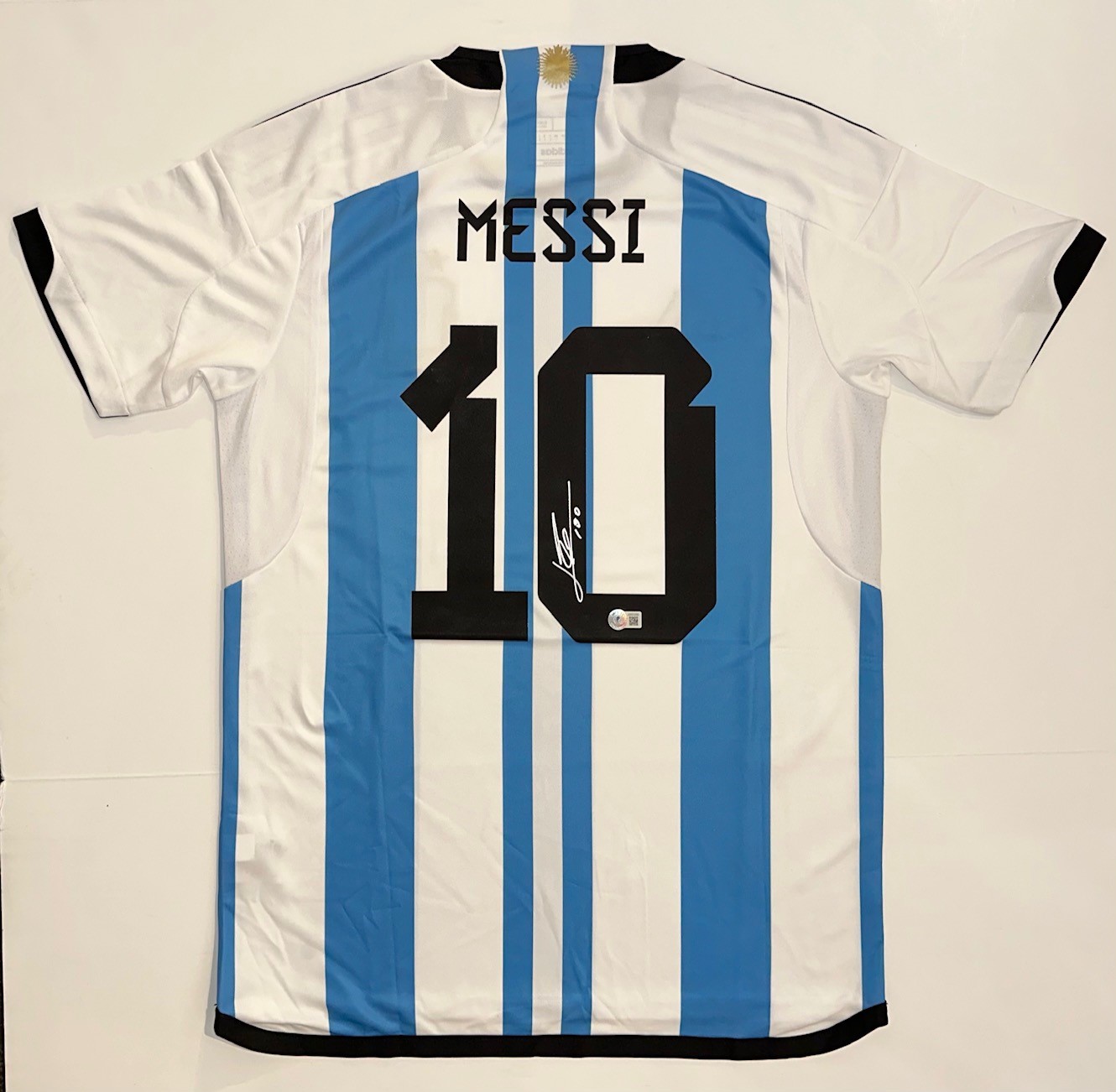 Lionel Messi Signed Argentina Jersey (2022-2023) - The Autograph Source