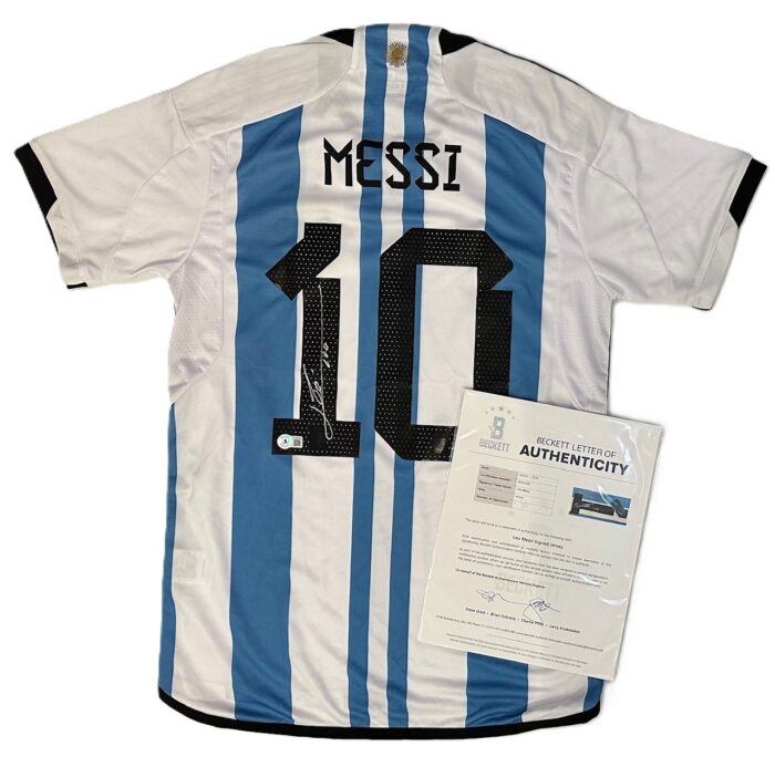 Lionel Messi Signed Argentina Jersey - Image 3