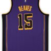 Austin Reaves Autographed Los Angeles Lakers Purple Swingman Nike Jersey
