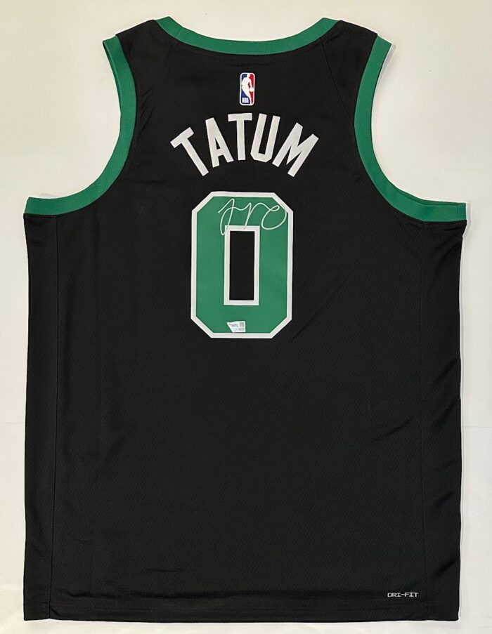 Jayson Tatum Autographed Boston Celtics Nike Swingman Black Jersey