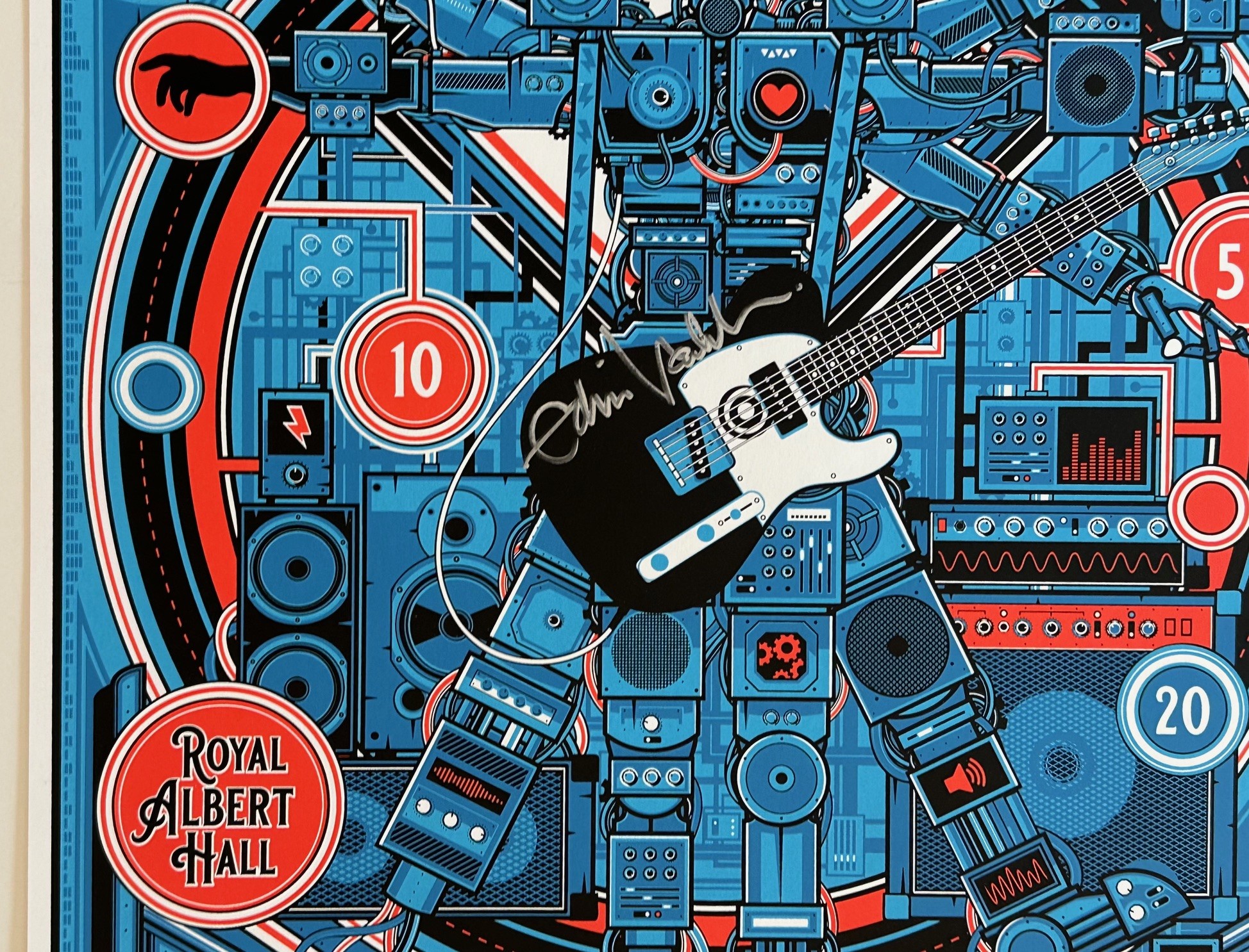 Eddie Vedder Autographed Royal Albert Concert Hall Poster - Image 2