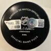 Connor Bedard Signed Hockey Puck - ROOKIE AUTHENTICATION (silver ink) - Image 3