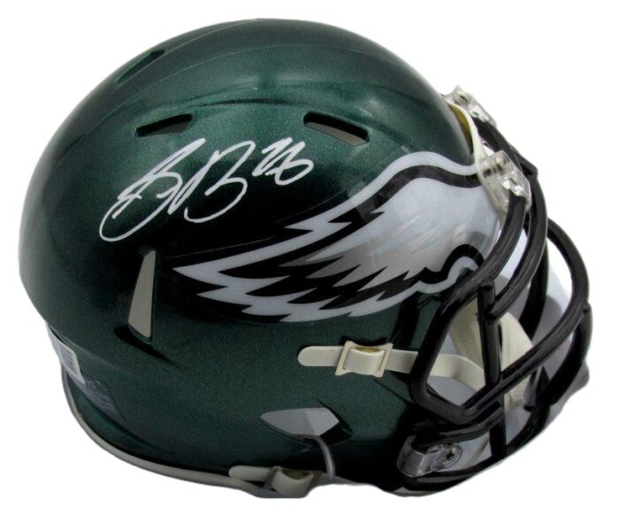 Saquon Barkley Autographed Speed Authentic Eagles Mini Helmet