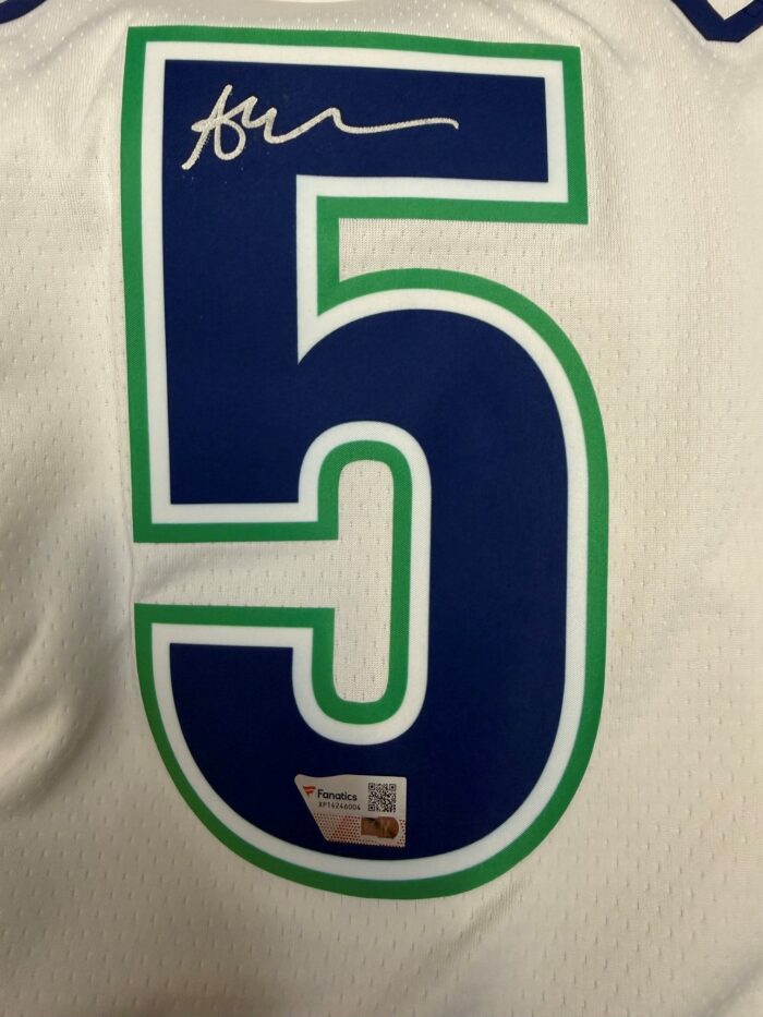 【fanatics】Anthony Edwards 直筆サインユニフォーム Anthony Edwards Autographed Timberwolves Nike Association White
