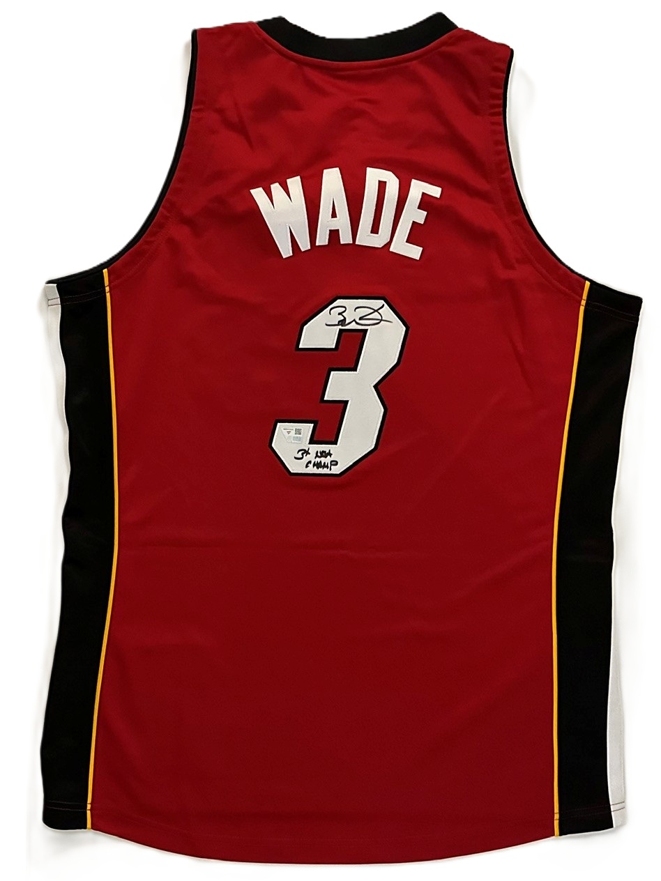 Dwyane Wade Autographed Miami Heat Mitchell & Ness AUTHENTIC Jersey