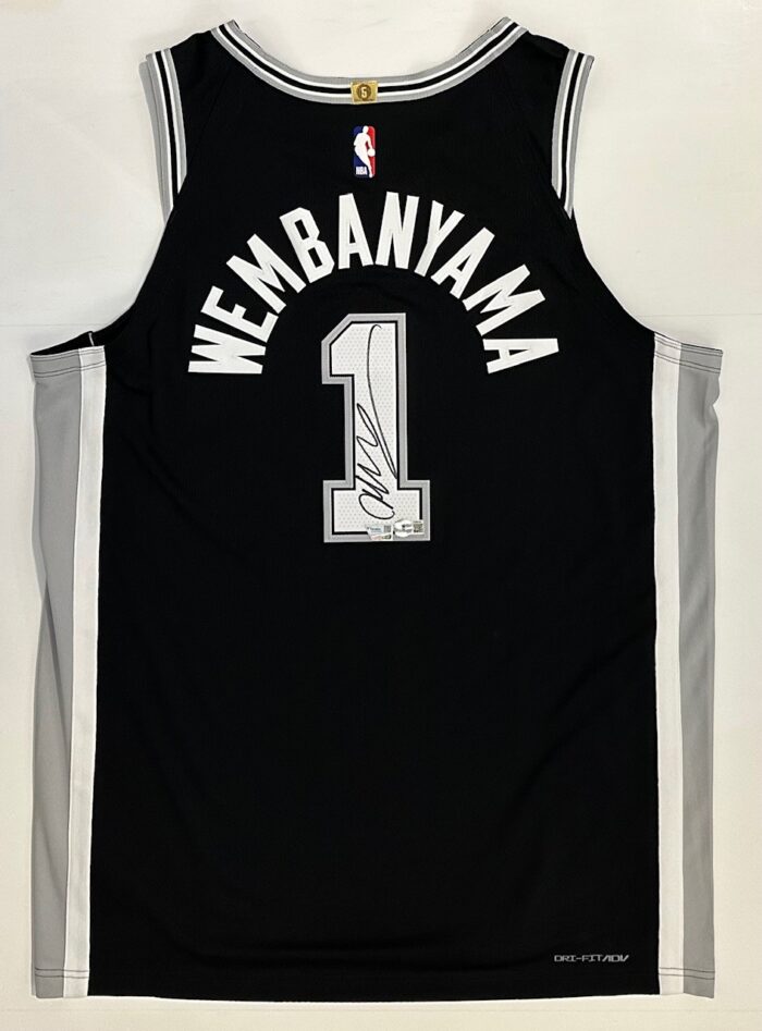 Victor Wembanyama Autographed Spurs Jersey | BAS Rookie Authentication COA | AUTHENTIC 52