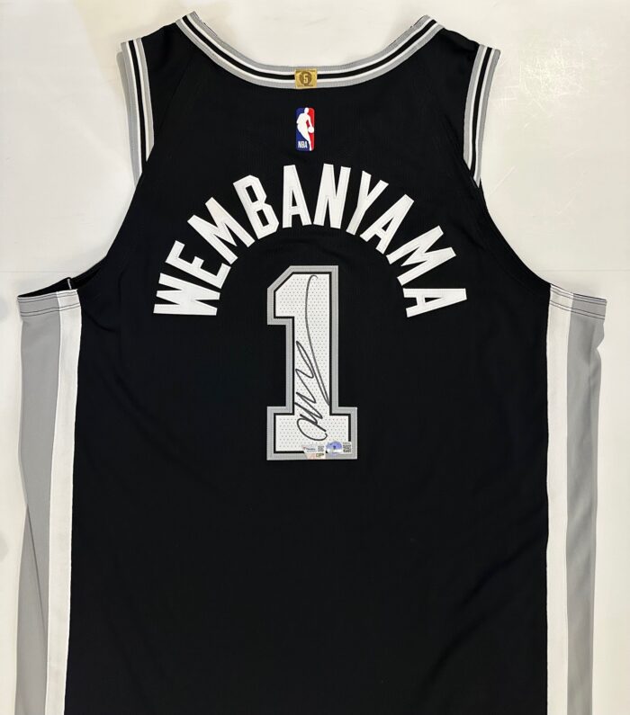 Victor Wembanyama Autographed Spurs Jersey | BAS Rookie Authentication COA | AUTHENTIC 52 - Image 2