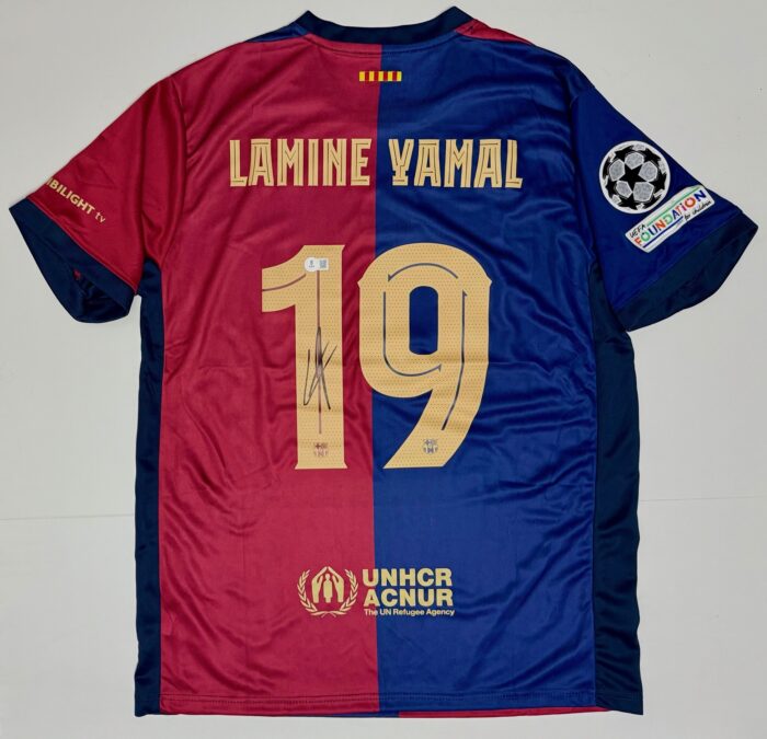 Lamine Yamal Signed Barcelona FC Jersey  |  Beckett COA