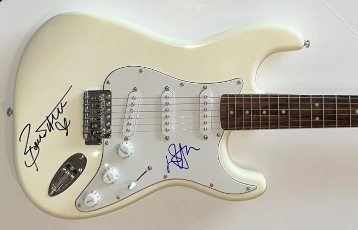 Elton John & Bernie Taupin Autographed Guitar