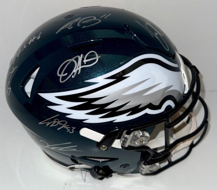 Philadelphia Eagles 2024-25 Super Bowl 59 Champs Team Signed Helmet | SPEEDFLEX AUTHENTIC