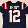Tom Brady Signed Nike Elite Authentic Blue Patriots Jersey - Image 2