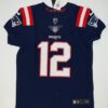 Tom Brady Signed Nike Elite Authentic Blue Patriots Jersey - Image 4