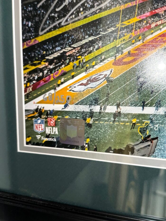 Philadelphia Eagles 2024-25 Super Bowl 59 Champs Team Signed Photo FRAMED - Image 3