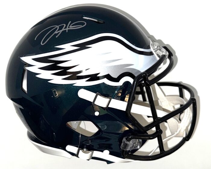 Jalen Hurts Signed Philadelphia Eagles Helmet - Super Bowl 59 Speed Authentic