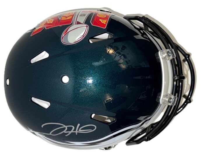 Jalen Hurts Signed Philadelphia Eagles Helmet - Super Bowl 59 Speed Authentic - Image 2
