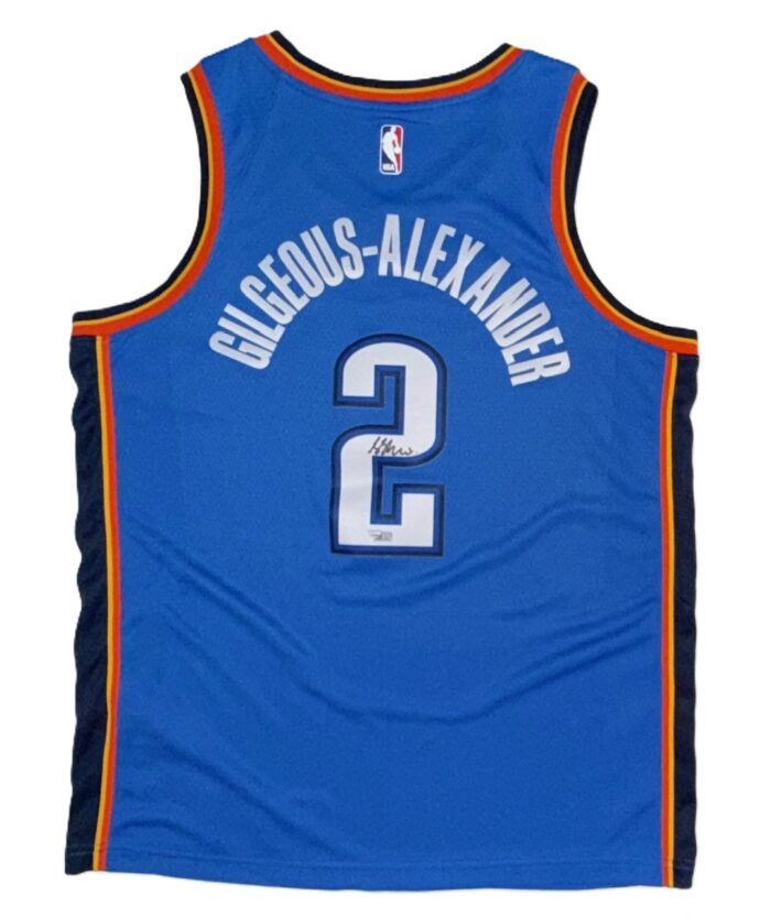 Shai Gilgeous-Alexander SGA Signed OKC Thunder Nike Jersey